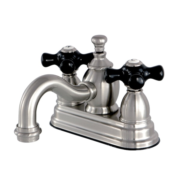KS7108PKX 4" Centerset Bathroom Faucet, Brushed Nickel